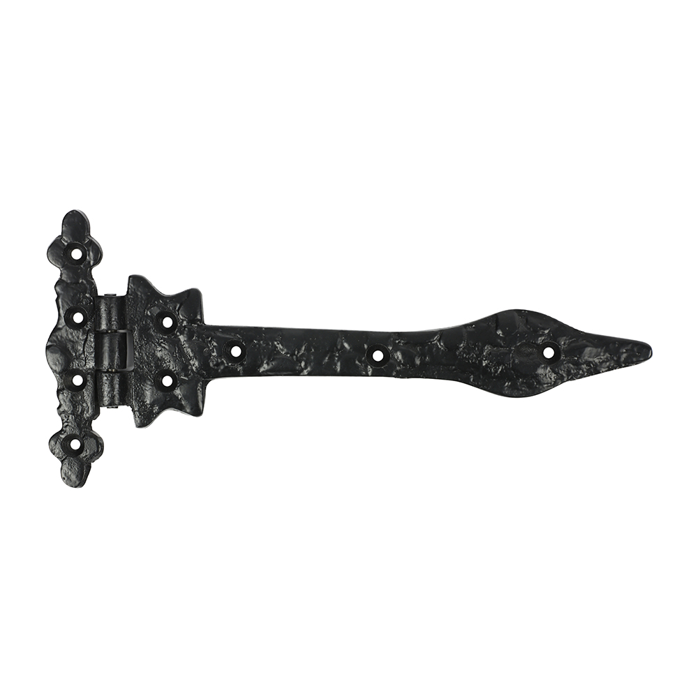 Pair of Spear Hinges - Antique Black