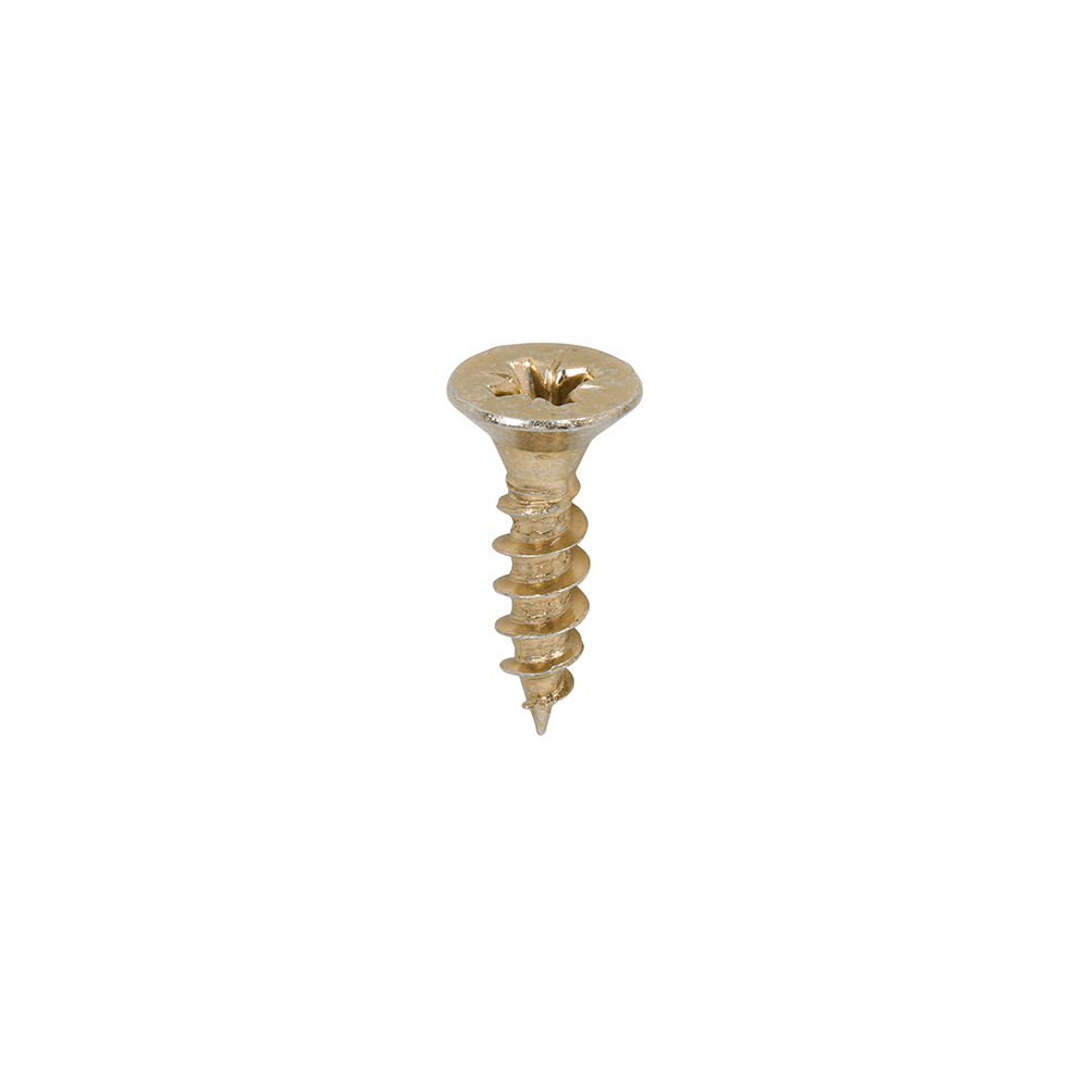 Classic Multi-Purpose Screws - PZ - Double Countersunk - Yellow