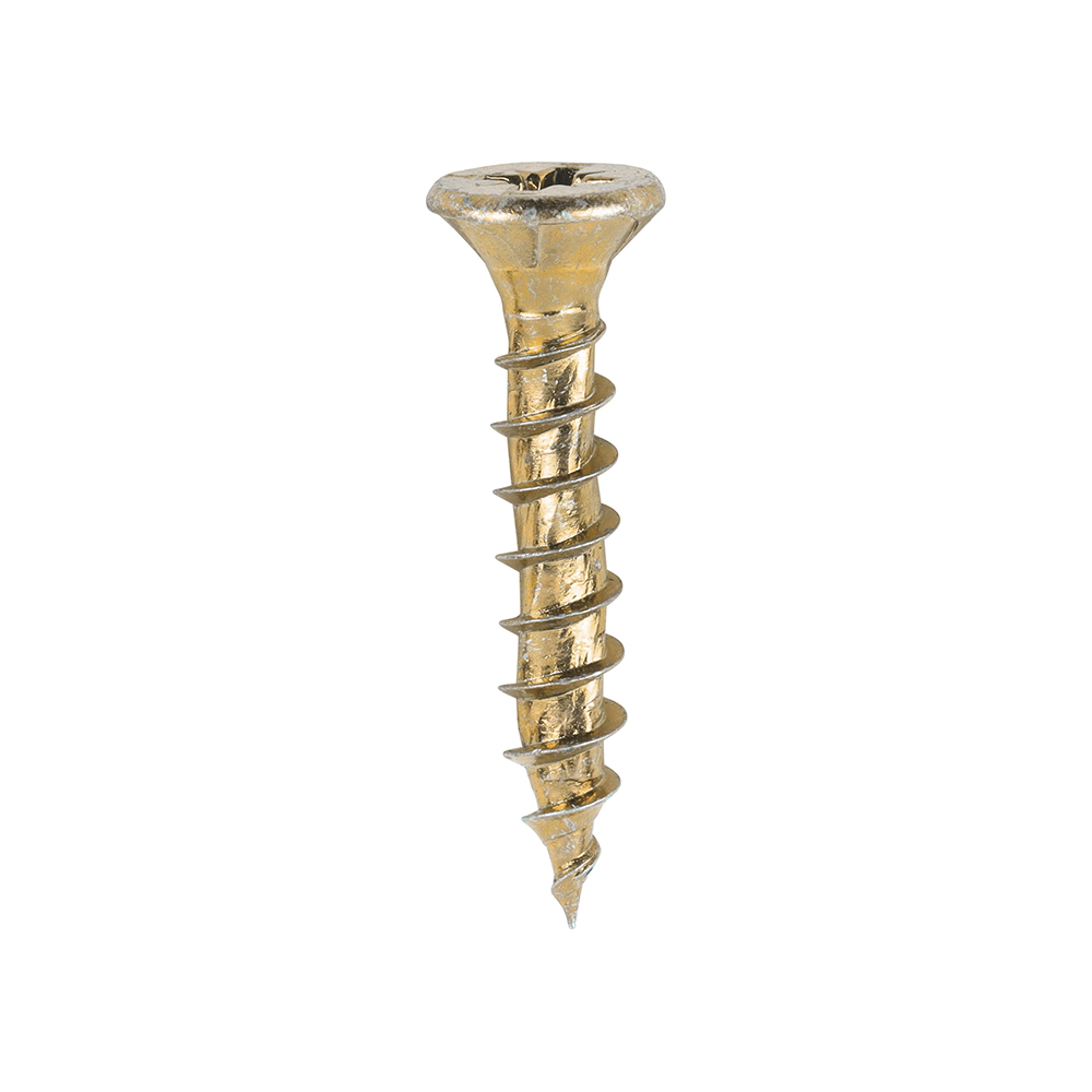 Velocity Premium Multi-Use Screws - PZ - Double Countersunk - Yellow
