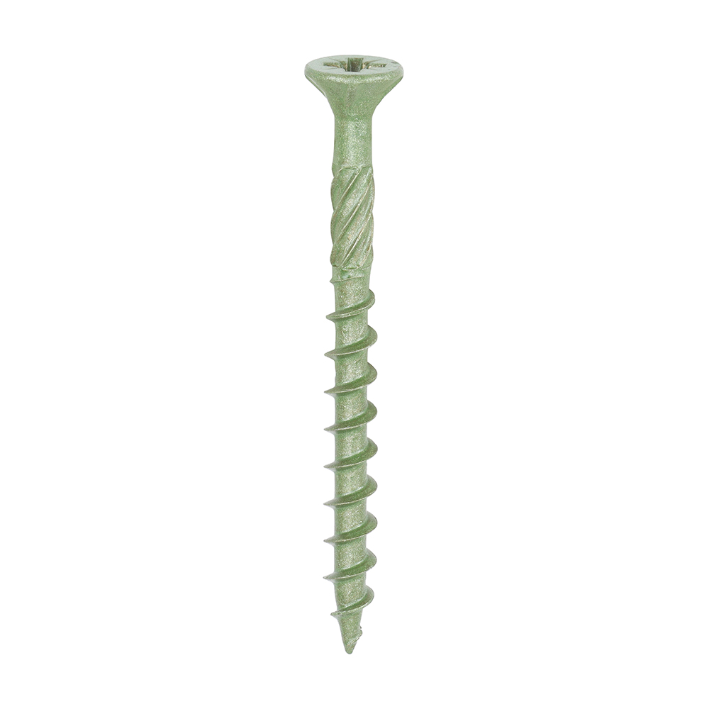 Decking Screws - PZ - Double Countersunk - Exterior - Green