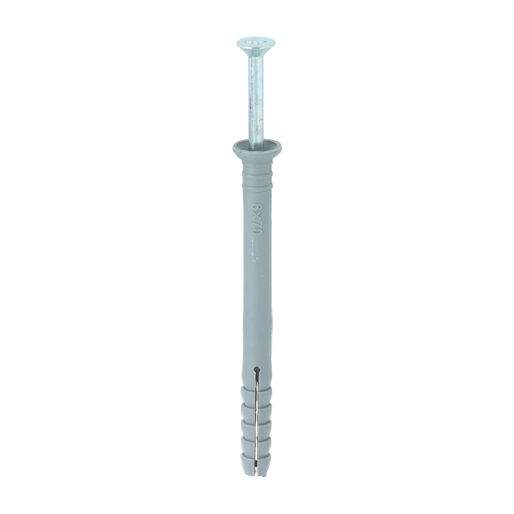 Nylon Hammer Fixing - PZ - Zinc