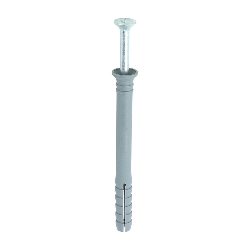 Nylon Hammer Fixings - PZ - Zinc