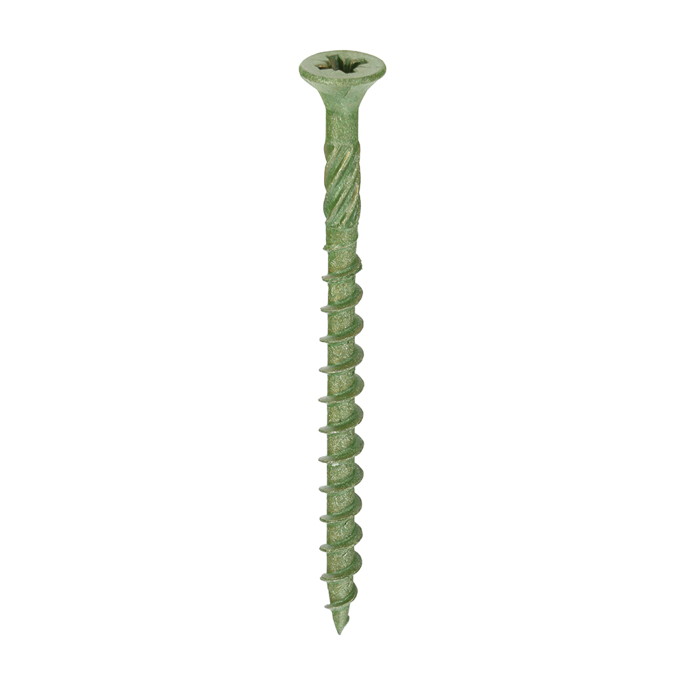 Decking Screws - PZ - Double Countersunk - Exterior - Green