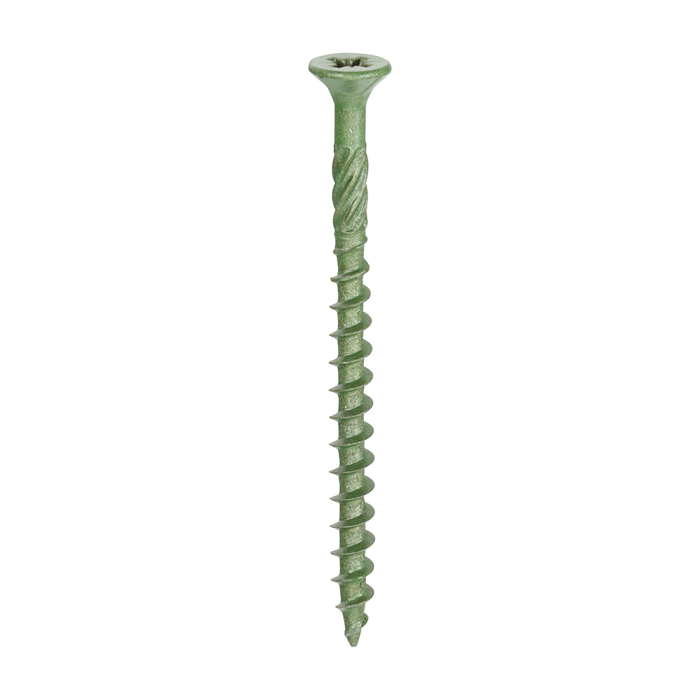 Decking Screws - PZ - Double Countersunk - Exterior - Green