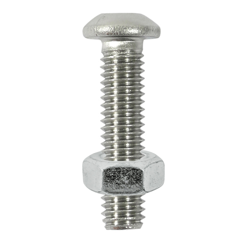 Socket Screws & Hex Nuts - Button - Stainless Steel