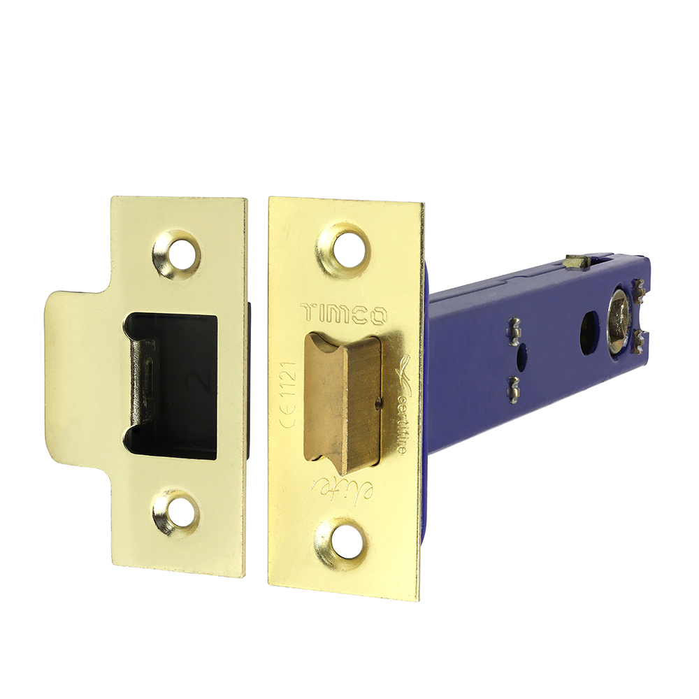 Architectural Tubular Latch - Electro Brass & Satin Nickel