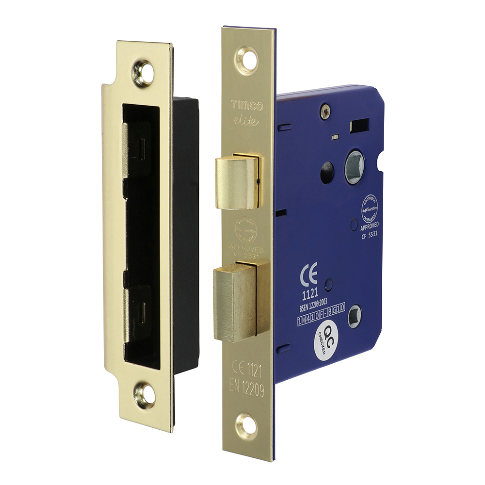 Bathroom Lock - Electro Brass