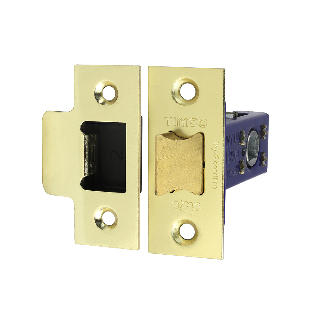 Architectural Tubular Latch - Electro Brass & Satin Nickel