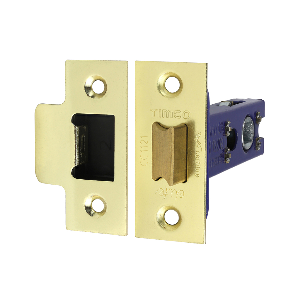 Architectural Tubular Latch - Electro Brass & Satin Nickel