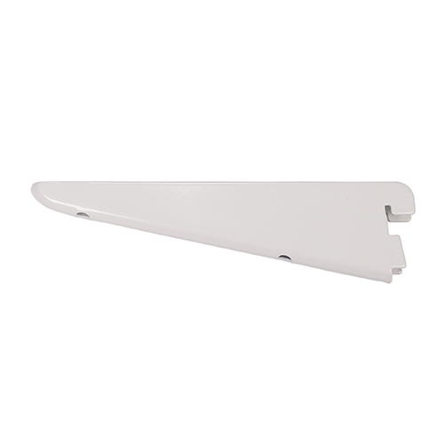 Twin Slot Shelf Bracket - White