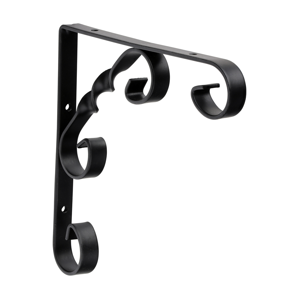 Scroll Bracket - Black