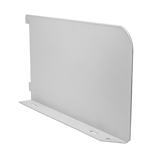 Picture of Twin Slot Shelf End - White
