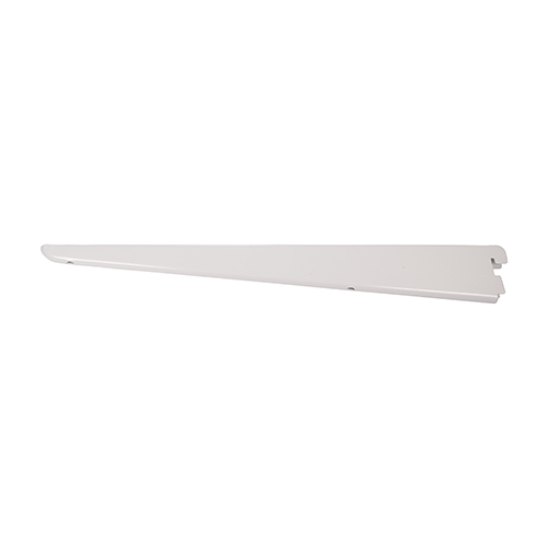 Twin Slot Shelf Bracket - White