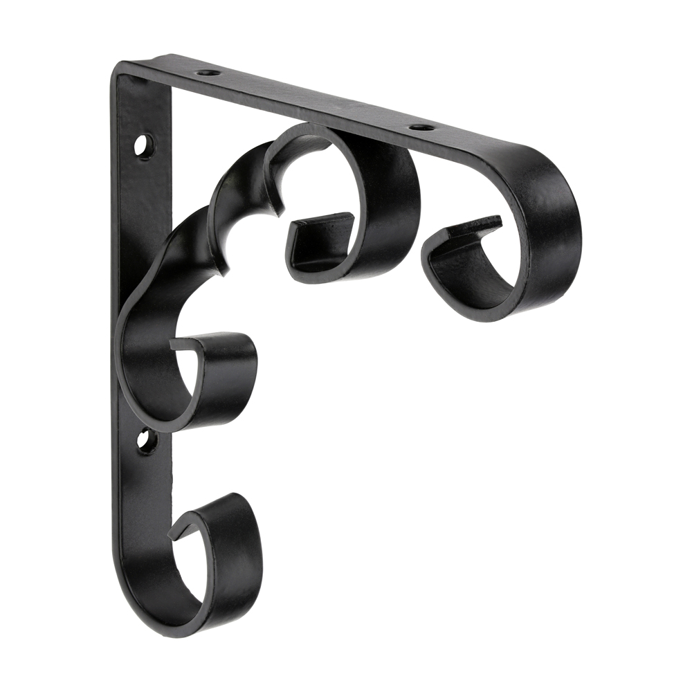 Scroll Bracket - Black