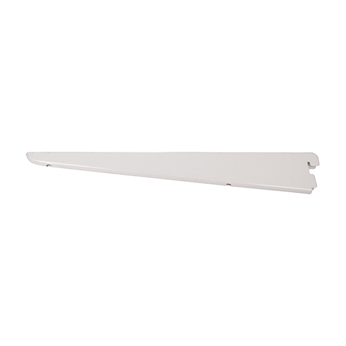 Twin Slot Shelf Bracket - White