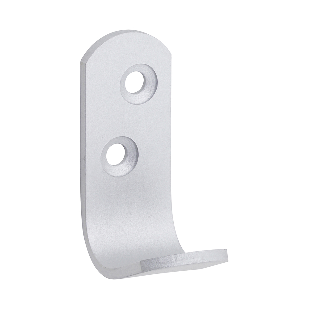 Single Robe Hook - Satin Anodised Aluminium