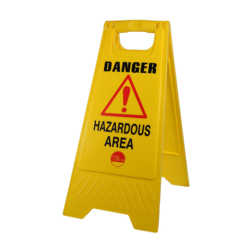 Picture of A-Frame Safety Sign - Danger Hazardous Area