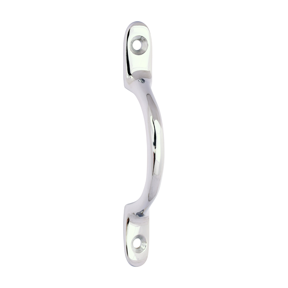 Traditional Pattern Sash Pull Handle - Polished Chrome