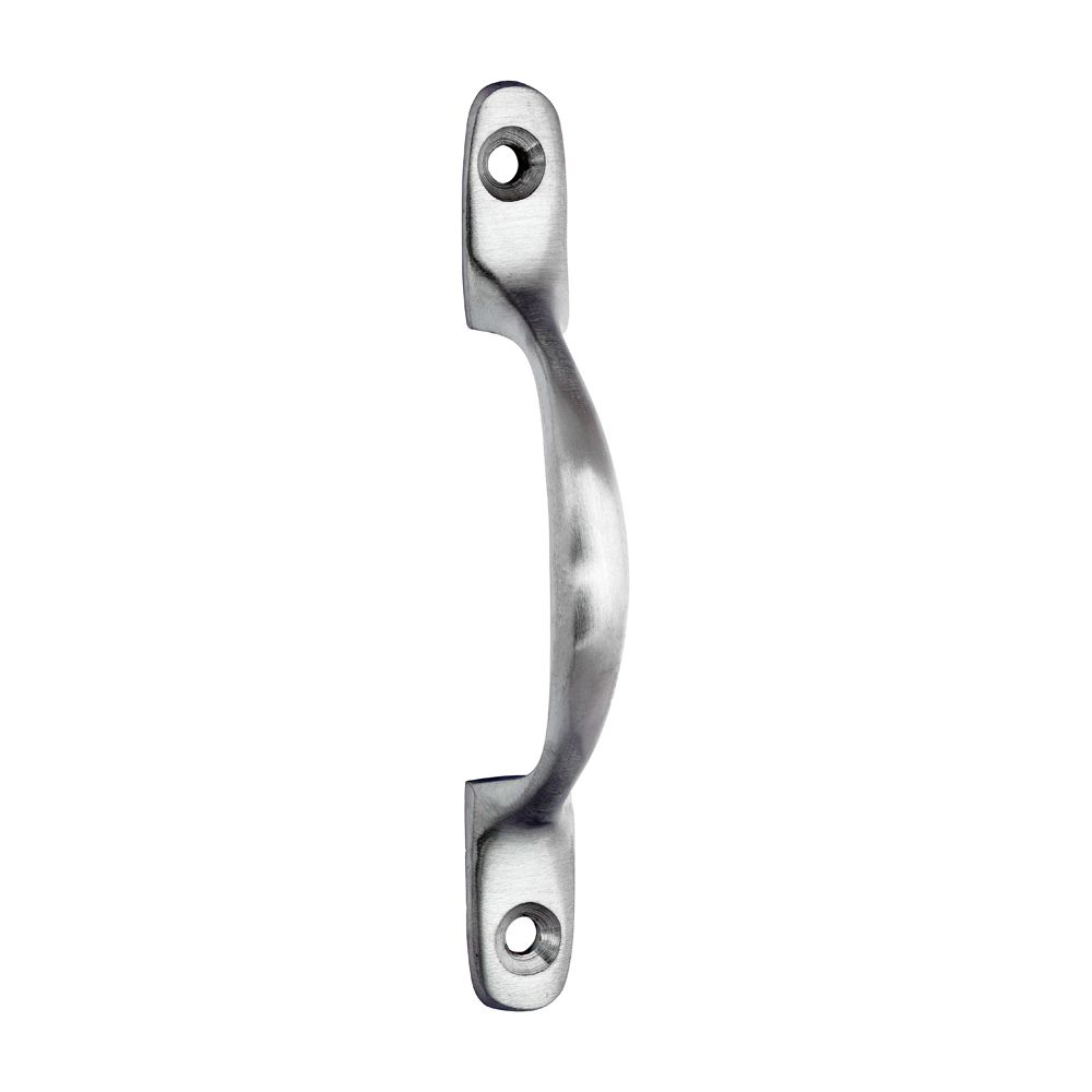 Traditional Pattern Sash Pull Handle - Satin Chrome