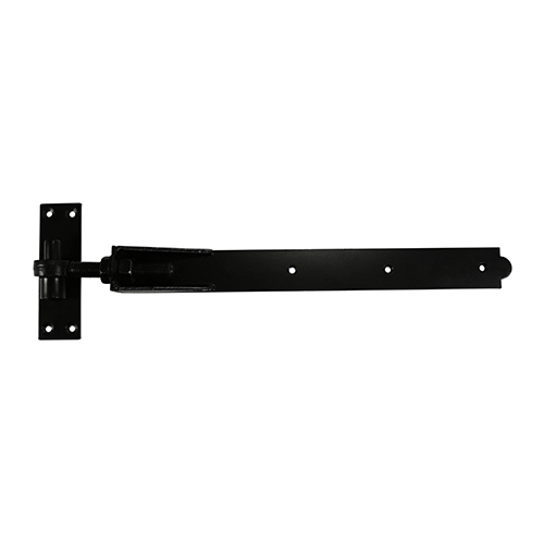 Pair of Adjustable Band & Hook on Plates - Black