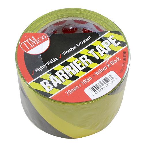 Barrier Tape - Yellow & Black