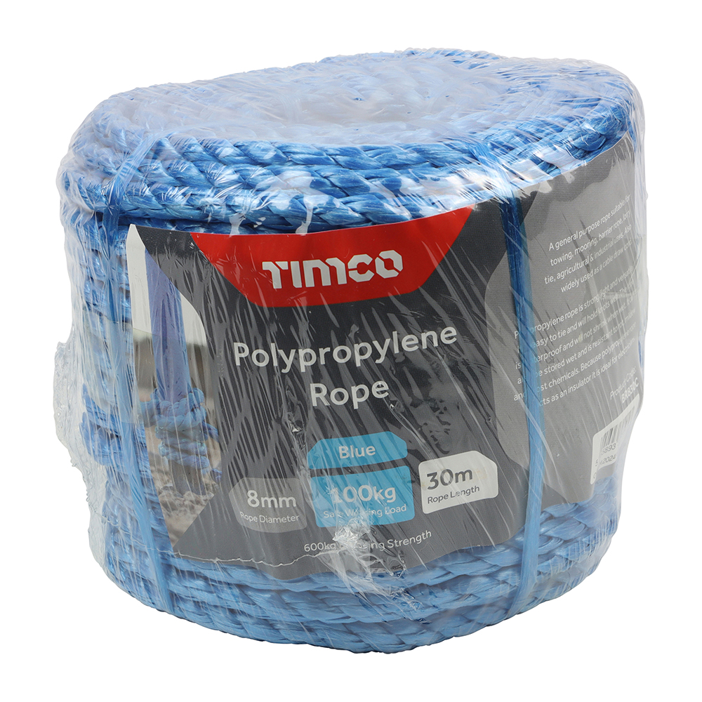 TIMCO  Polypropylene Rope - Blue - Coil