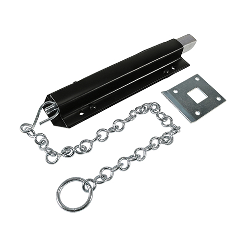 Spring Chain Bolt - Black