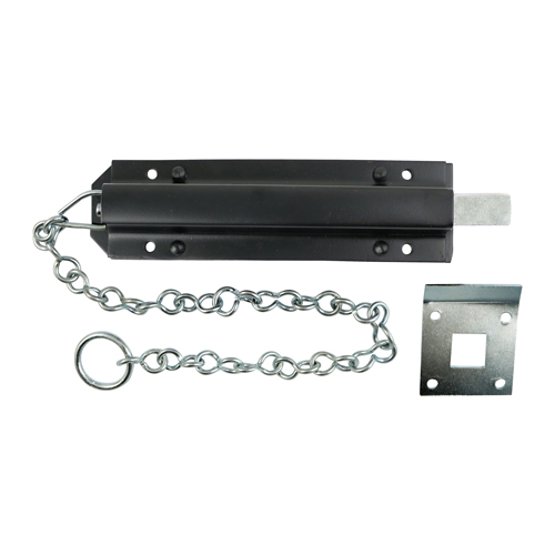 Spring Chain Bolt - Black