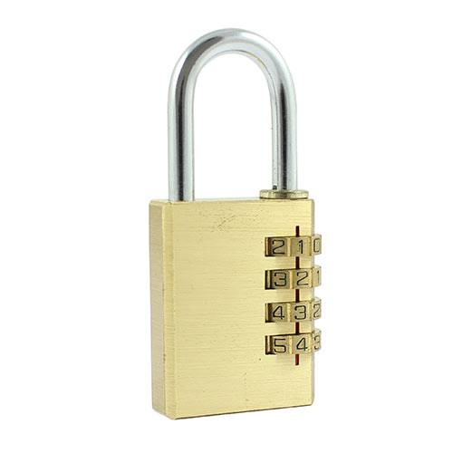 Brass Combi Padlock