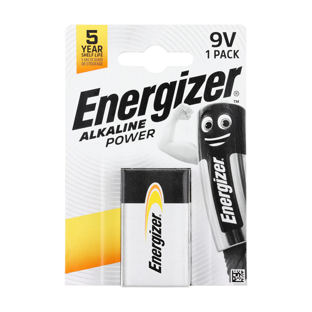 Energizer Alkaline Power 9V Battery