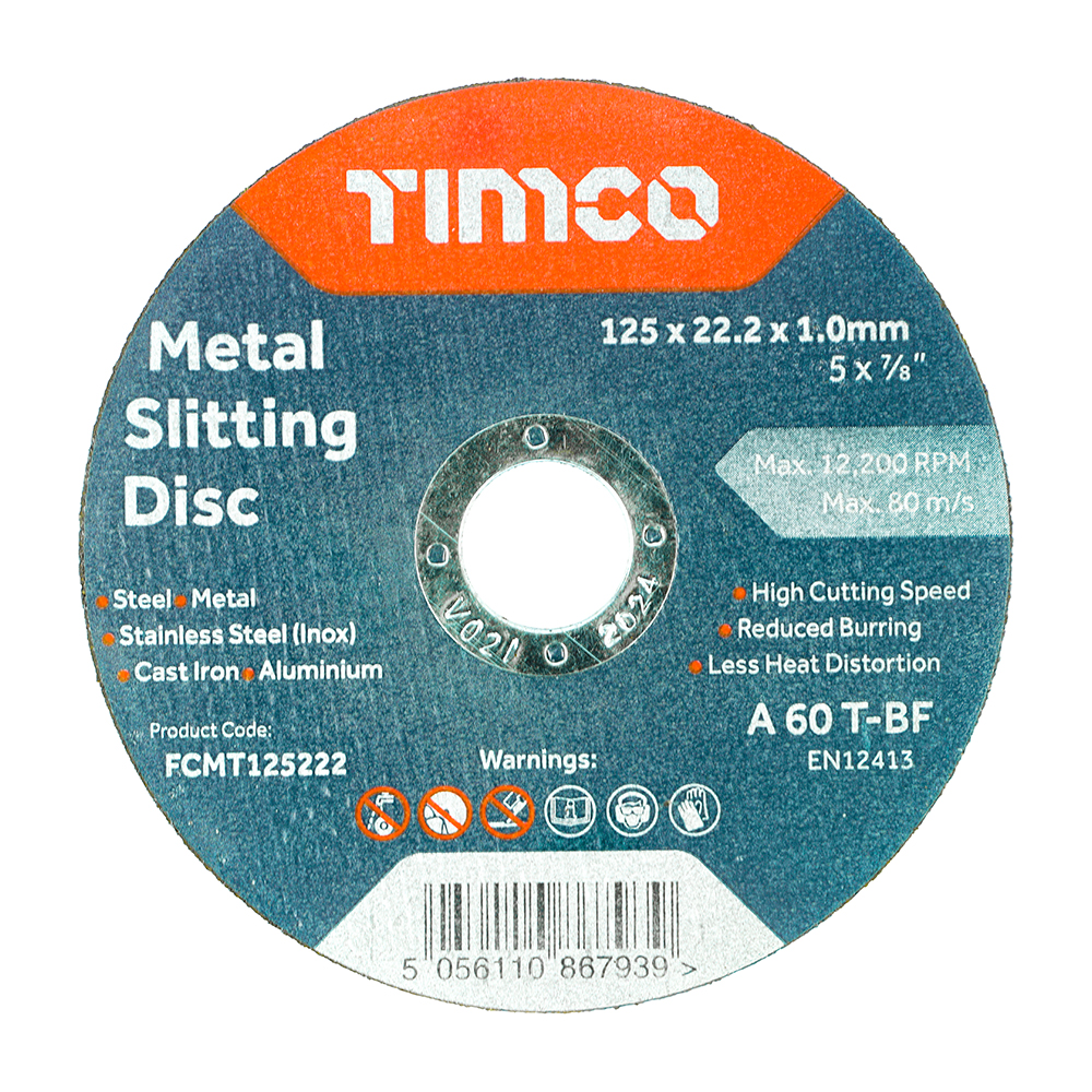 Bonded Abrasive Disc - For Cutting