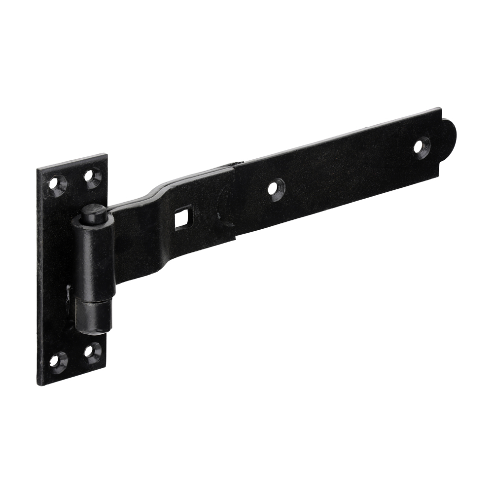 Pair of Cranked Band & Hook On Plates - Black