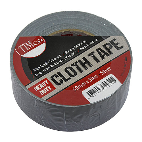 Heavy Duty Cloth Tape - Silver