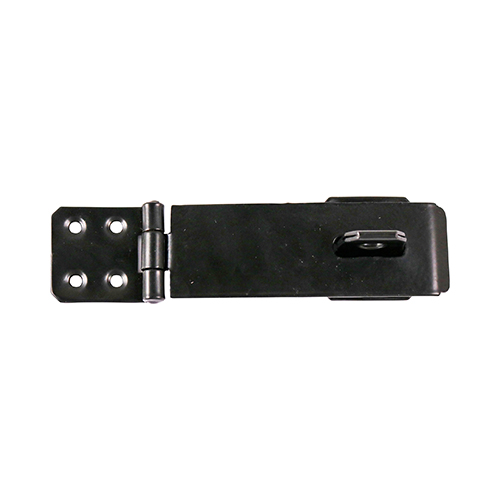 Safety Pattern Hasp & Staple - Black