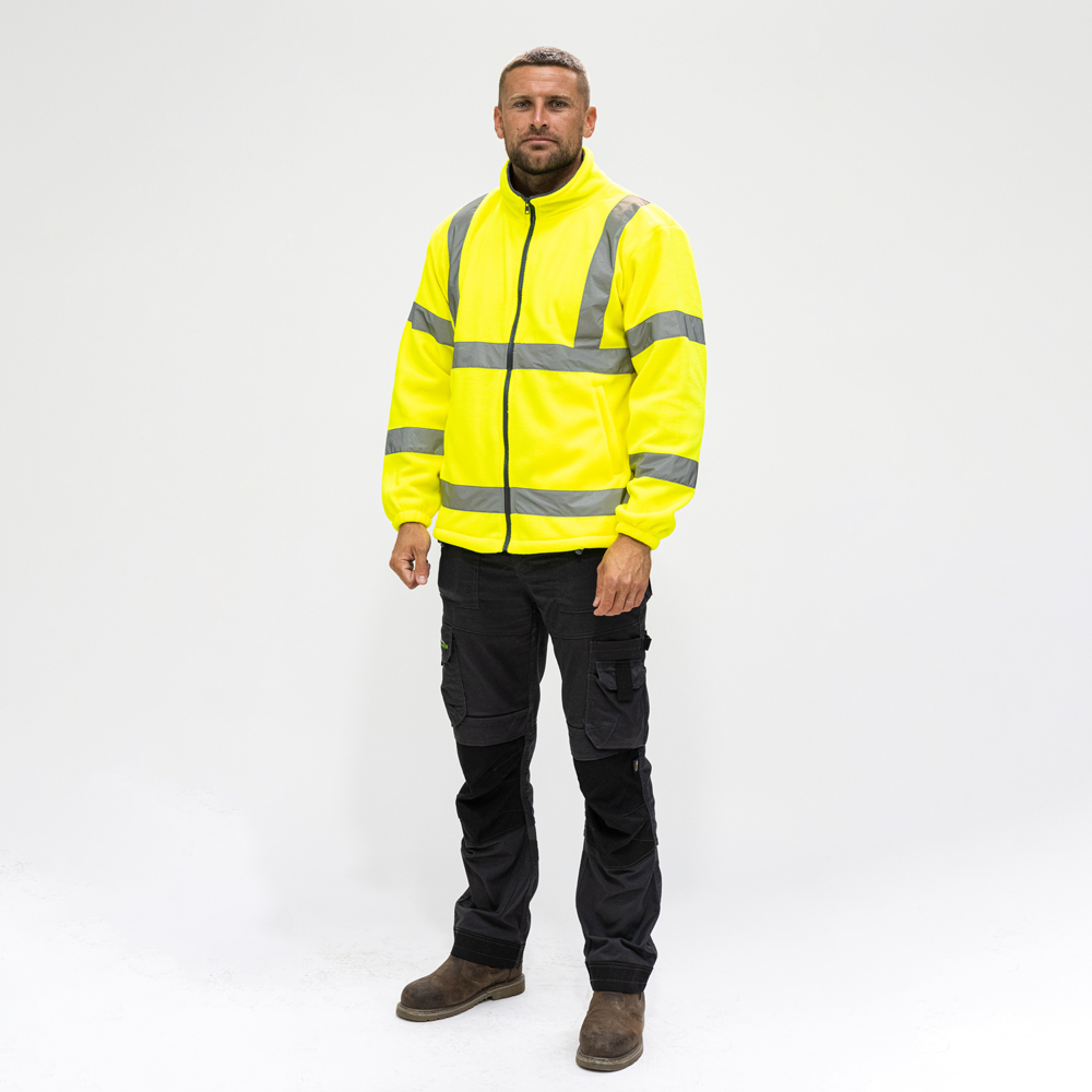 Hi-Visibility Fleece Jacket - Yellow