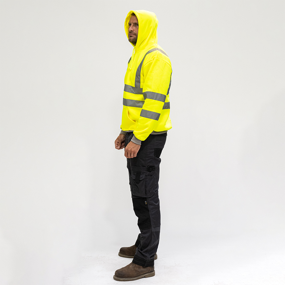 Picture of Hi-Visibility Sweatshirt with Hood - Yellow 2