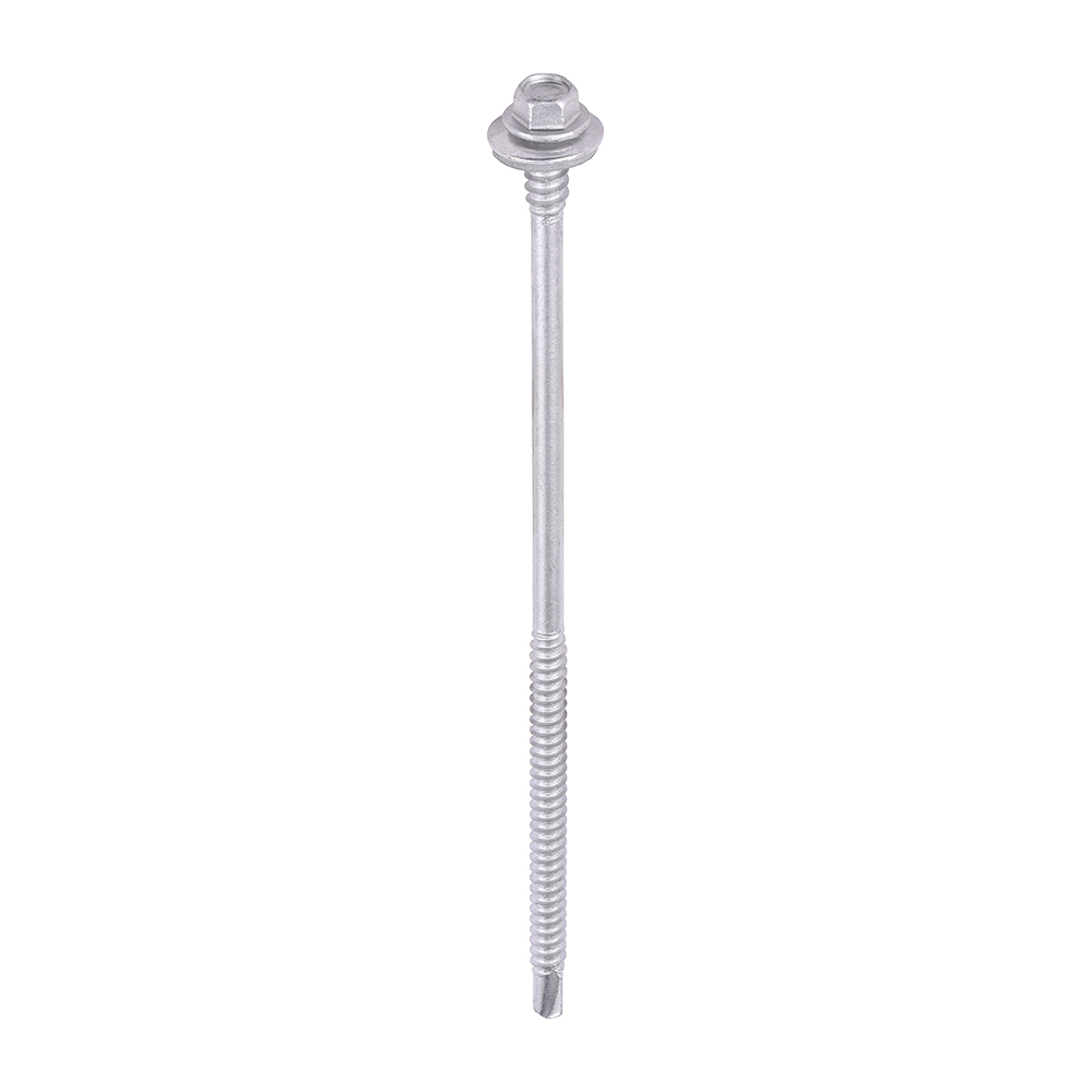 Metal Construction Composite Panel Screws - Hex - EPDM Washer - Self-Drilling - Exterior - Silver Organic