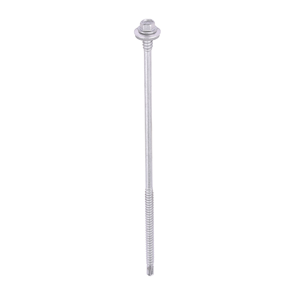 Metal Construction Composite Panel Screws - Hex - EPDM Washer - Self-Drilling - Exterior - Silver Organic