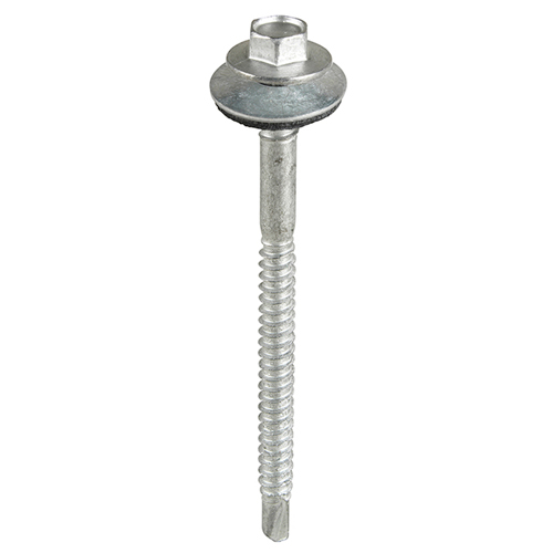 Picture of Metal Construction Composite Panel Screws - Hex - EPDM Washer - Self-Drilling - Exterior - Silver Organic