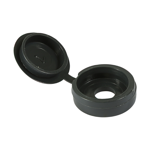 Hinged Screw Caps - Large - Dark Grey