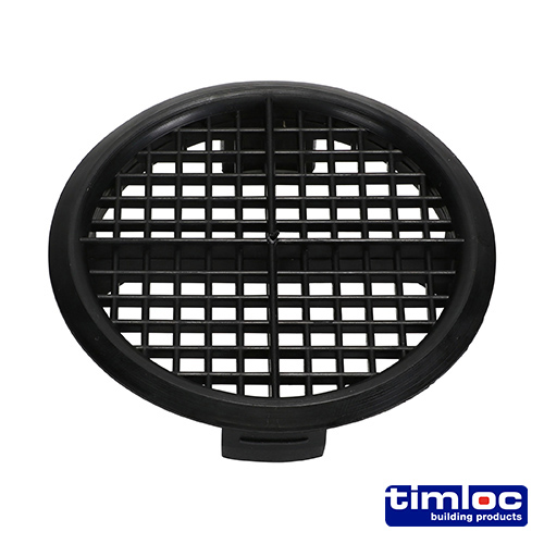 Timloc Push-in Soffit Vent - Black - 1141