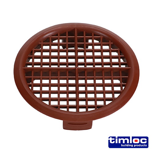 Timloc Push-in Soffit Vent - Brown - 1142