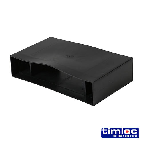 Timloc Underfloor Vent - Horizontal Rear Extension - 1206