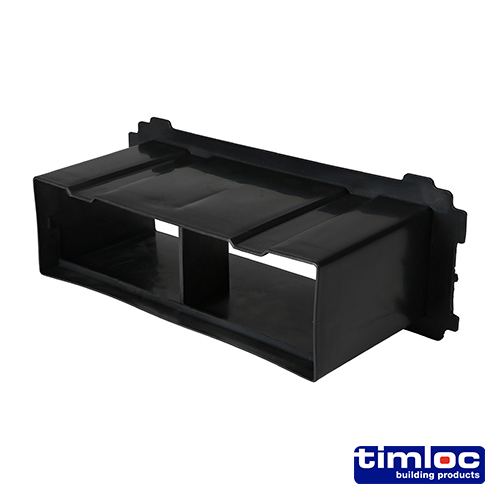 Timloc Through-Wall Cavity Sleeve Extension - Black - 1237