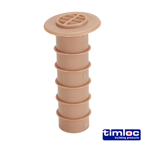 Timloc Cavity Wall Drill Vent - Buff - DV2