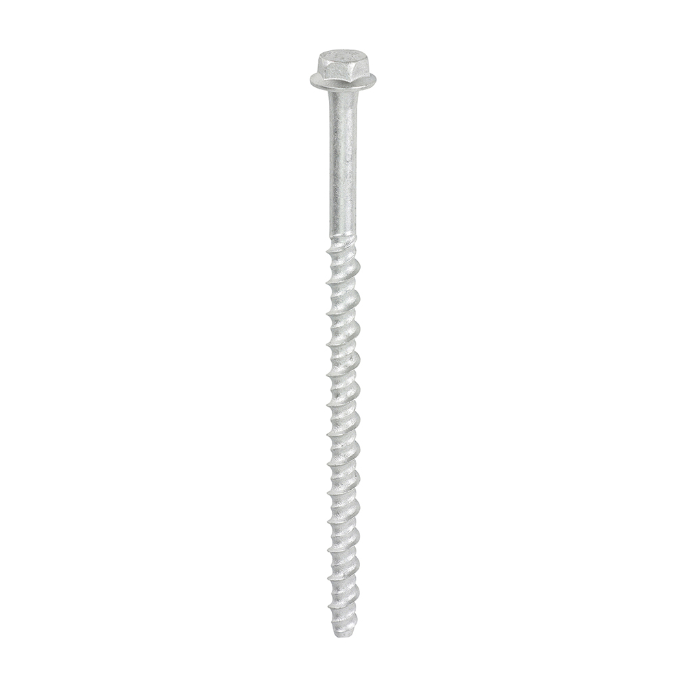 Multi-Fix Masonry Bolts - Hex Flange - Exterior - Silver