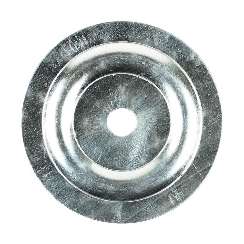 Large Metal Insulation Discs - Galvanised