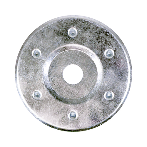 Large Metal Insulation Discs - Galvanised