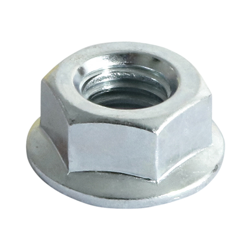 Hex Serrated Flange Nuts - Zinc