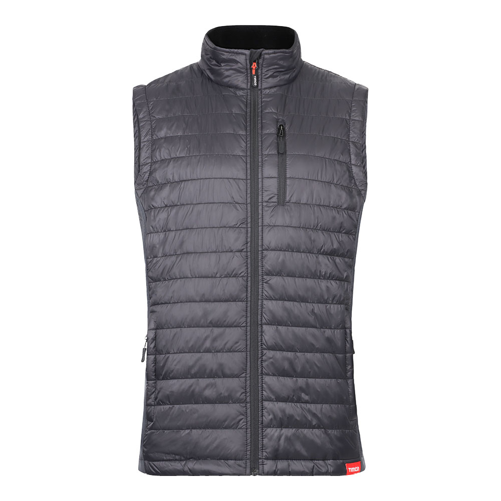 Padded Bodywarmer - Grey/Black